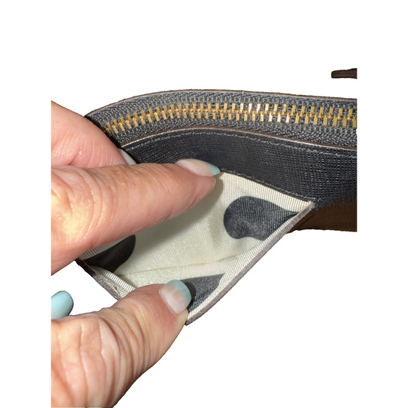 Kate‎ Spade Chelsea Medium Wristlet Pouch Black Saffiano Leather - Picture 9 of 9